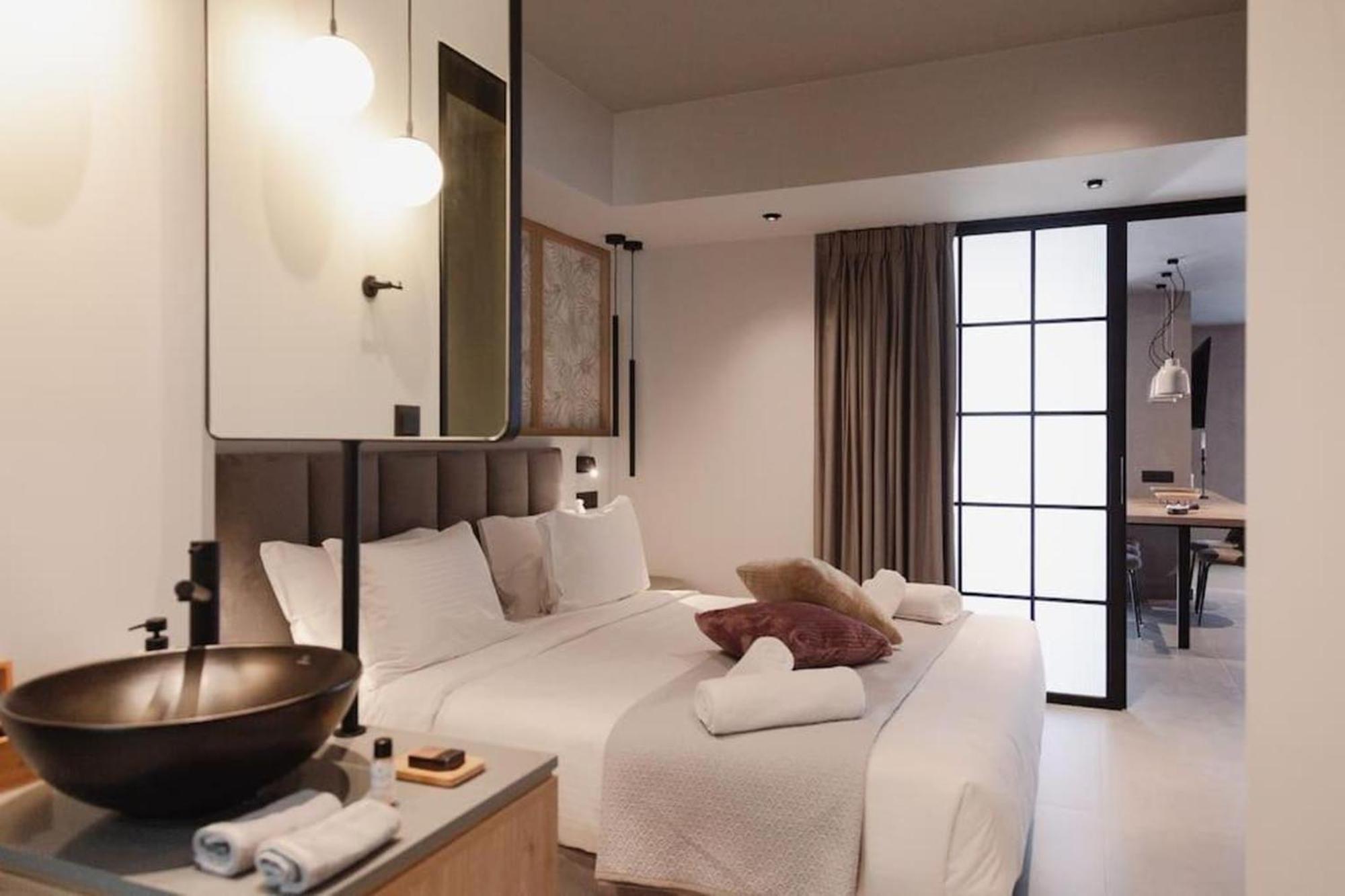 Orama Luxury Suite 3 Bedrooms With Private Pool Hersonissos  Exteriör bild