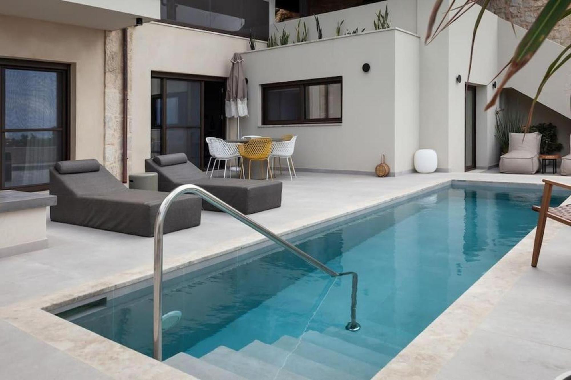 Orama Luxury Suite 3 Bedrooms With Private Pool Hersonissos  Exteriör bild