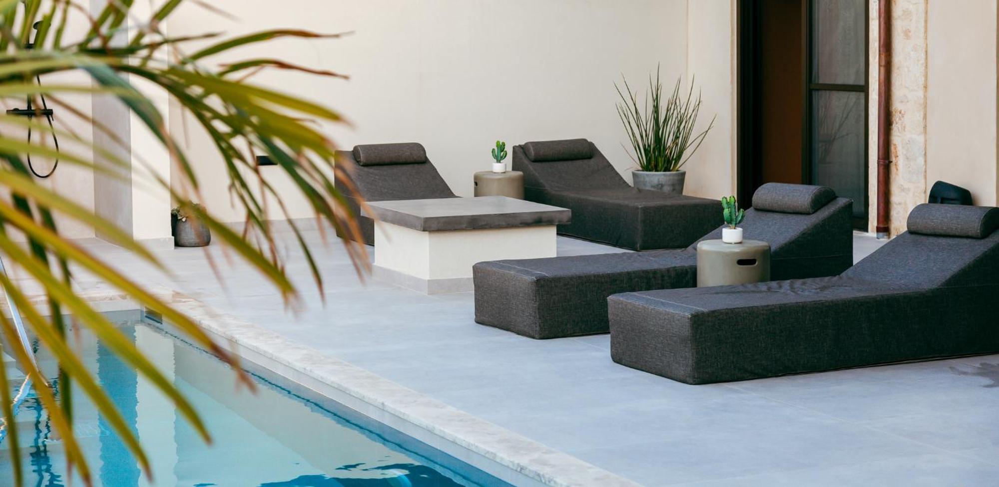 Orama Luxury Suite 3 Bedrooms With Private Pool Hersonissos  Exteriör bild