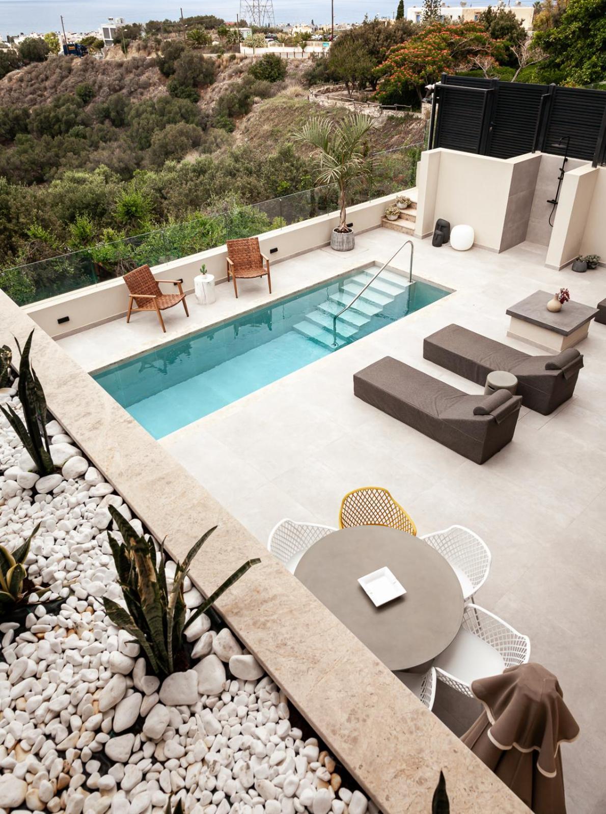 Orama Luxury Suite 3 Bedrooms With Private Pool Hersonissos  Exteriör bild